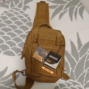 NEW 🔥 Eagle Tactical Sling Bag - Coyote Brown
